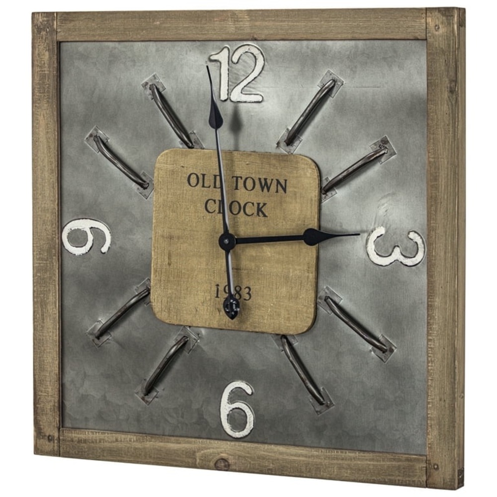 American Art Decor 1983 Oversized Old Town Hanging Wall Clock NWT